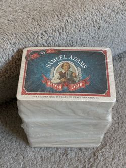 125 beer coasters Sam Adams celebrating 25 years SEALED