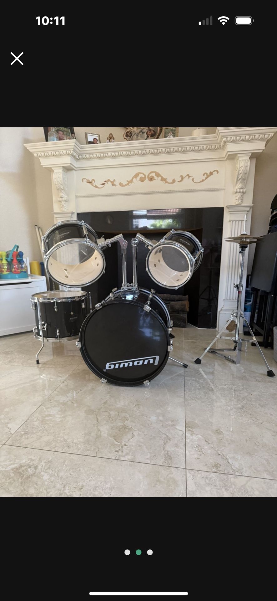 Youth Kids Drum Set 