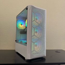 FAST Custom Whiteout i7 Gaming PC Computer (i7 6700T, 16GB RAM, GTX 1660 Ti, 500GB SSD + 2TB HDD, WiFi)