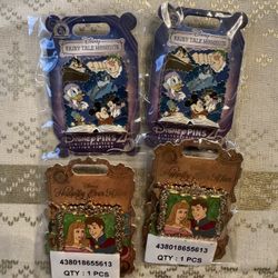 Disney Pins Sleeping Beauty And Mickeys Christmas Carol