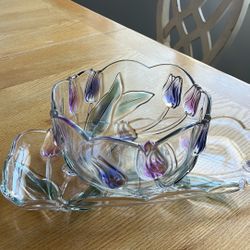Tulip Spring Bowl And Tray