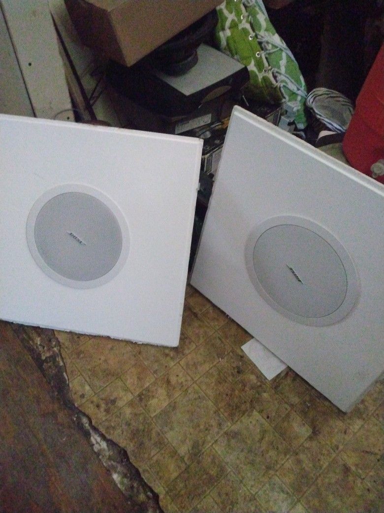 Bose FreeSpace DS 40F White Loudspeakers Mount Ceiling Speakers x2