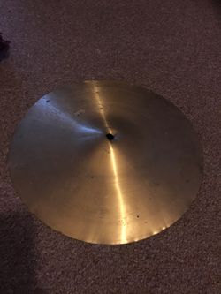 Old thin cymbal