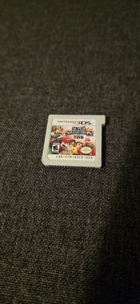 Nintendo 3DS Super Smash Bros Game (No Case)