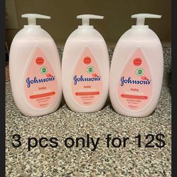 J&j Lotion 3 Pcs Only For 12$