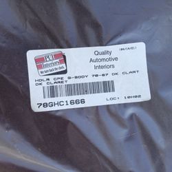 Headliner from PUI Interiors — specifically for “G-Body 78-87 DK CLARET.”