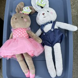 Spark Create Imagine Bunny Plush Spring Easter Bunny Boy Girl