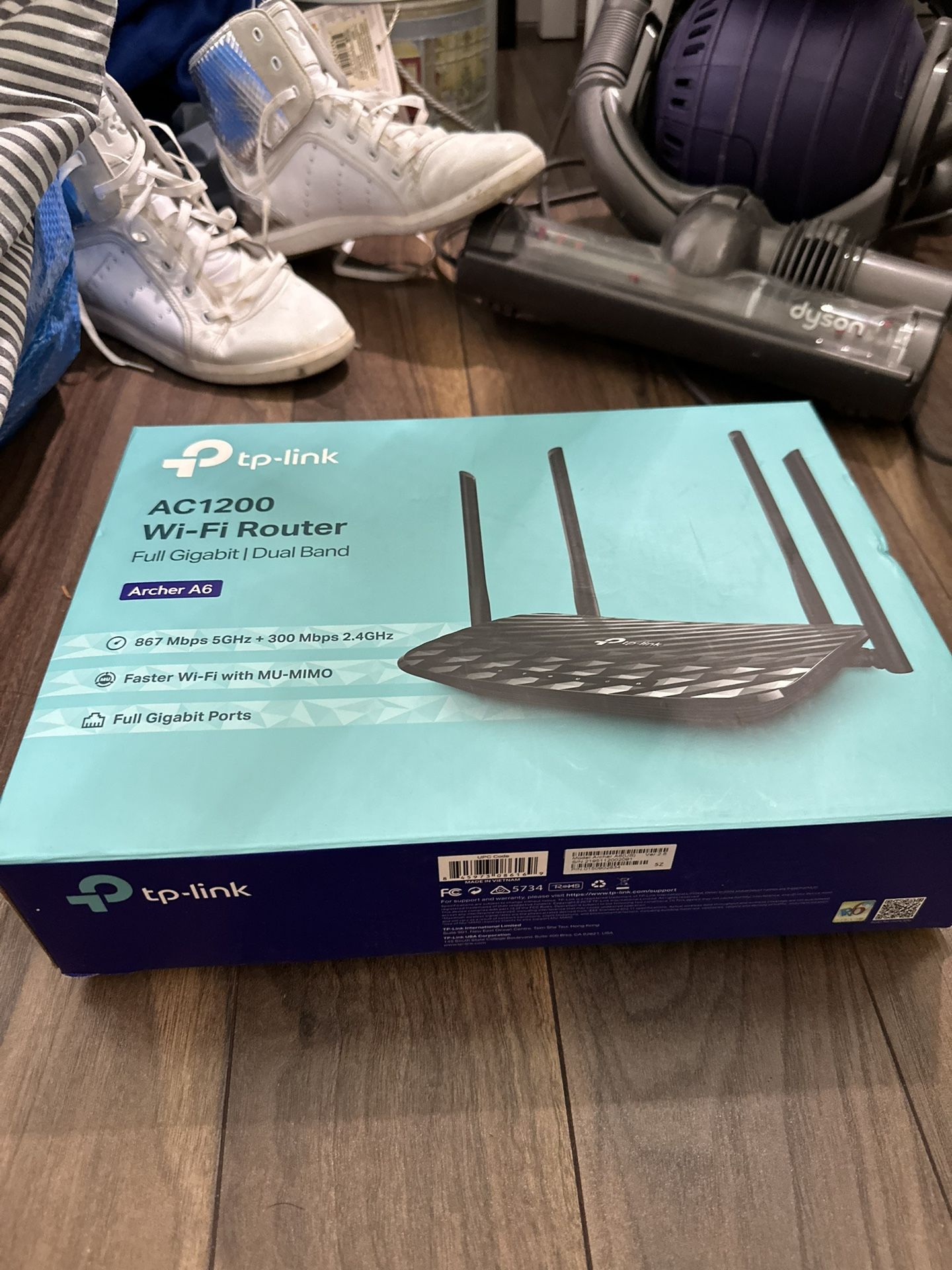 TP-LINK Archer A6 AC1200 Mesh Wifi MU-MIMO Gigabit Router