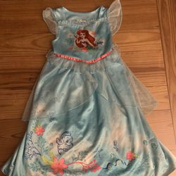 Girls Little Mermaid Ariel Princess Dress