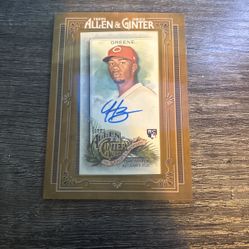 Signed Hunter Green Card