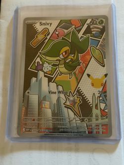 Snivy 049 Pokémon TCG MEP Full Art Card