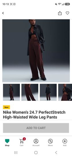Nike Women's 24.7 PerfectStretch High-Waisted Wide Leg Pants