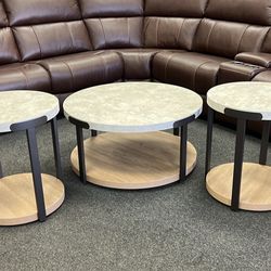 Coffee And 2 End Tables 