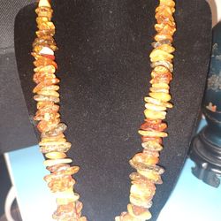 22" Baltic Amber Necklace Screw In Clasp. You'll Love This Piece. 