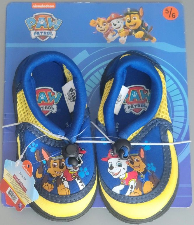 Paw Patrol  WATER Swim Shoes Size 5/6