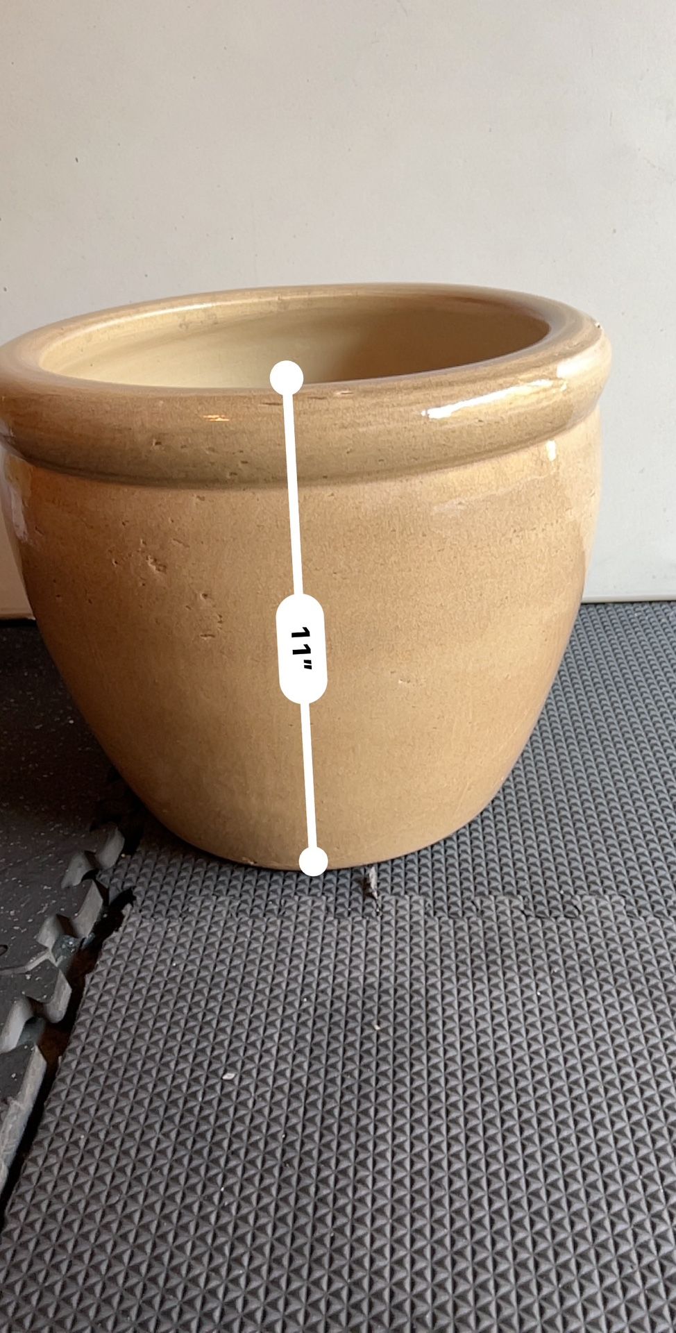 Round imperial Pot Ceramic Outdoor 