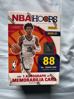 2020-21 Panini NBA Hoops Hobby Box FACTORY SEALED