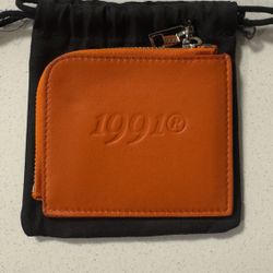 Larry June Midnight Organic Orange Wallet