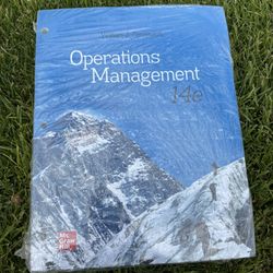 Operations Management 14u Text Book