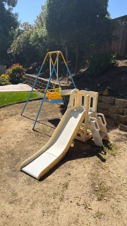 Kids Swing & Slide Set – Great for Backyard Play