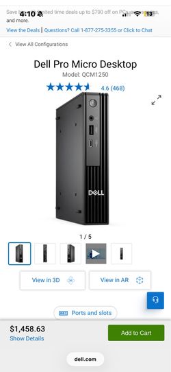 Dell pro micro desktop super fast