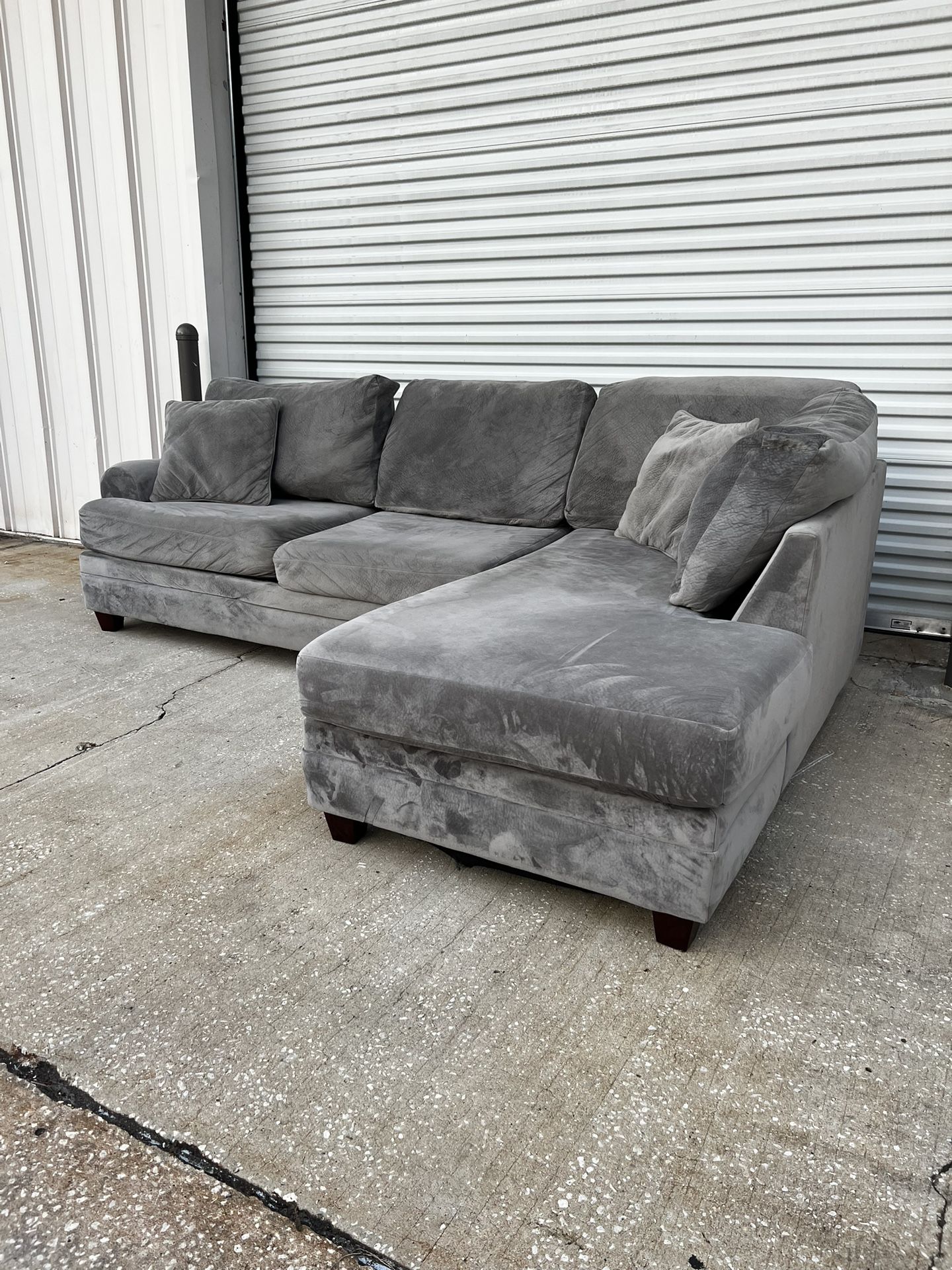 Super Comfy Gray Sectional Couch