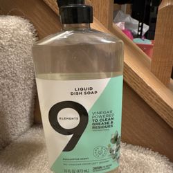 9 Elements Liquid Dish Soap new $4