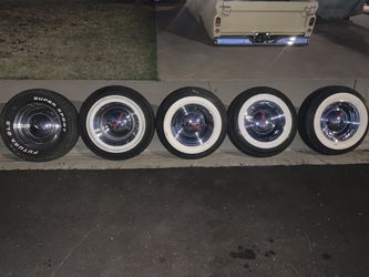 Nice Set Of 14 Inch Chevy Chrome, Rims