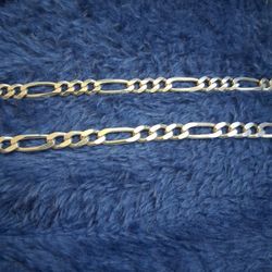 Figaro Silver Chains 