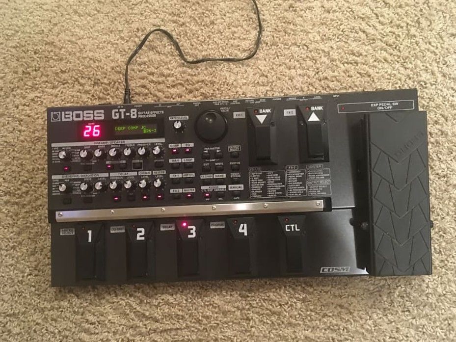 BOSS GT8 GUITAR EFFECTS PROCESSOR for Sale in North Las Vegas, NV OfferUp