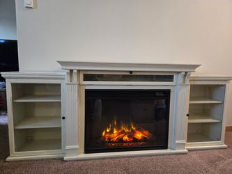 Remote controlled heating Fireplace