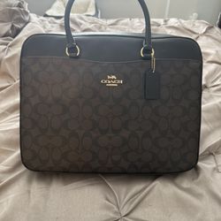 Coach Leather Briefcase