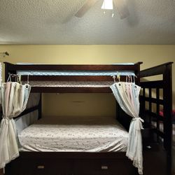 Kids Bunk Bed Sturdy Fairly Used