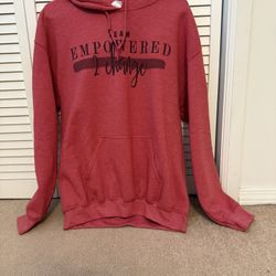 New Casual Hoodie With Front Pockets, Medium 