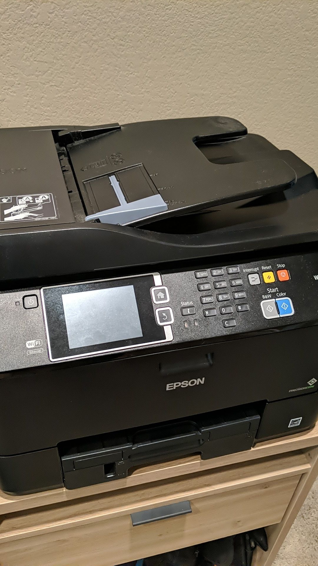 Epsom WF-4630 laser printer scanner and fax machine
