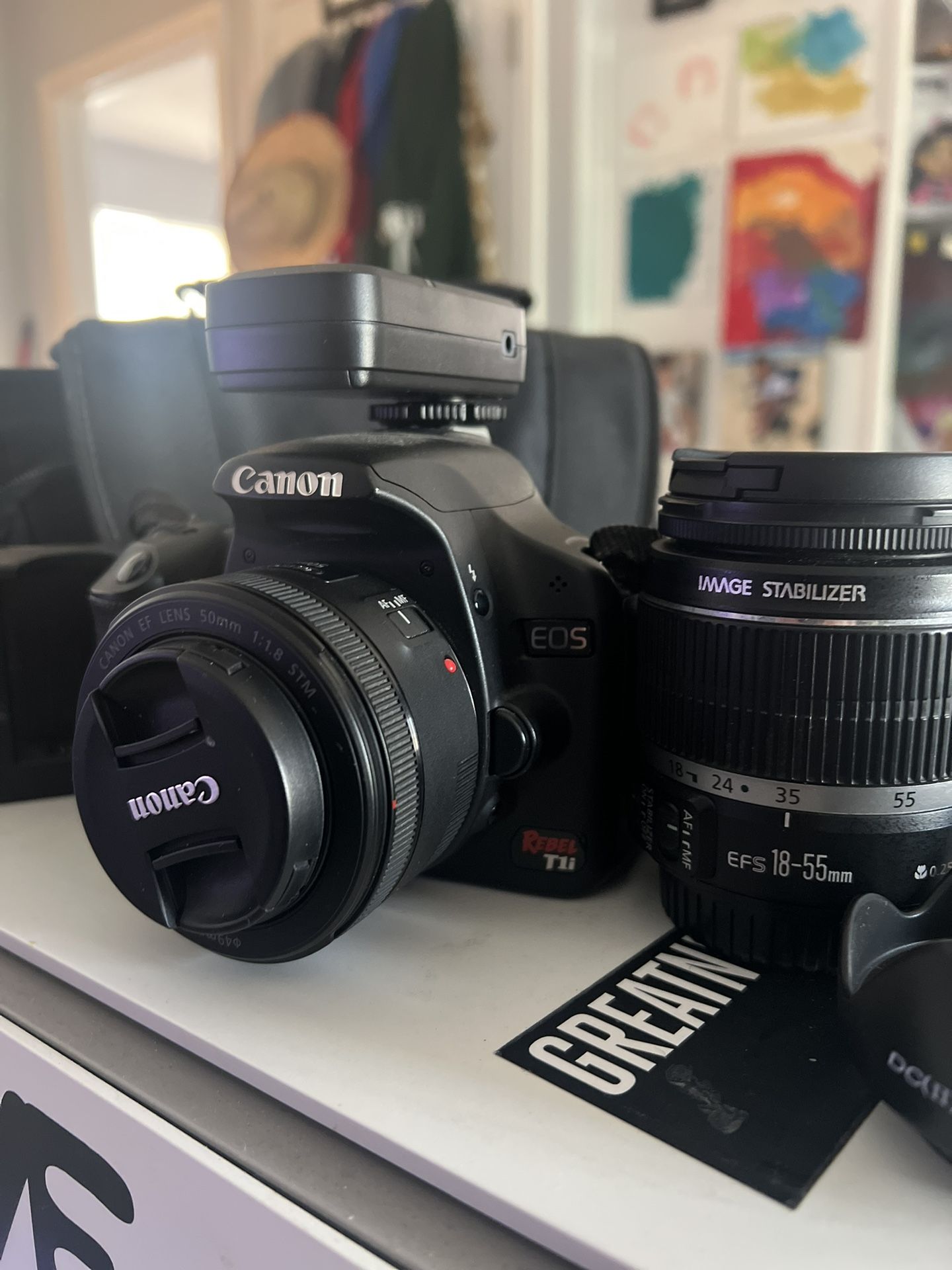 Canon T1i w/ Remote Flash Connector