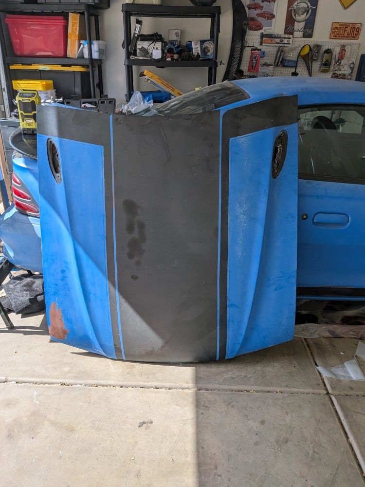 94-98 Ford Mustang Hood (Fiberglass Stock Setup)
