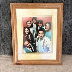 1978 Taxi Season One Original Framed Cast Photo on Fujicolor Professional Paper