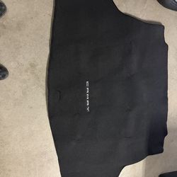 TOYOTA CAMRY TRUNK CARPET MAT  BLACK PT(contact info removed)2-02  FITS 2018-2024