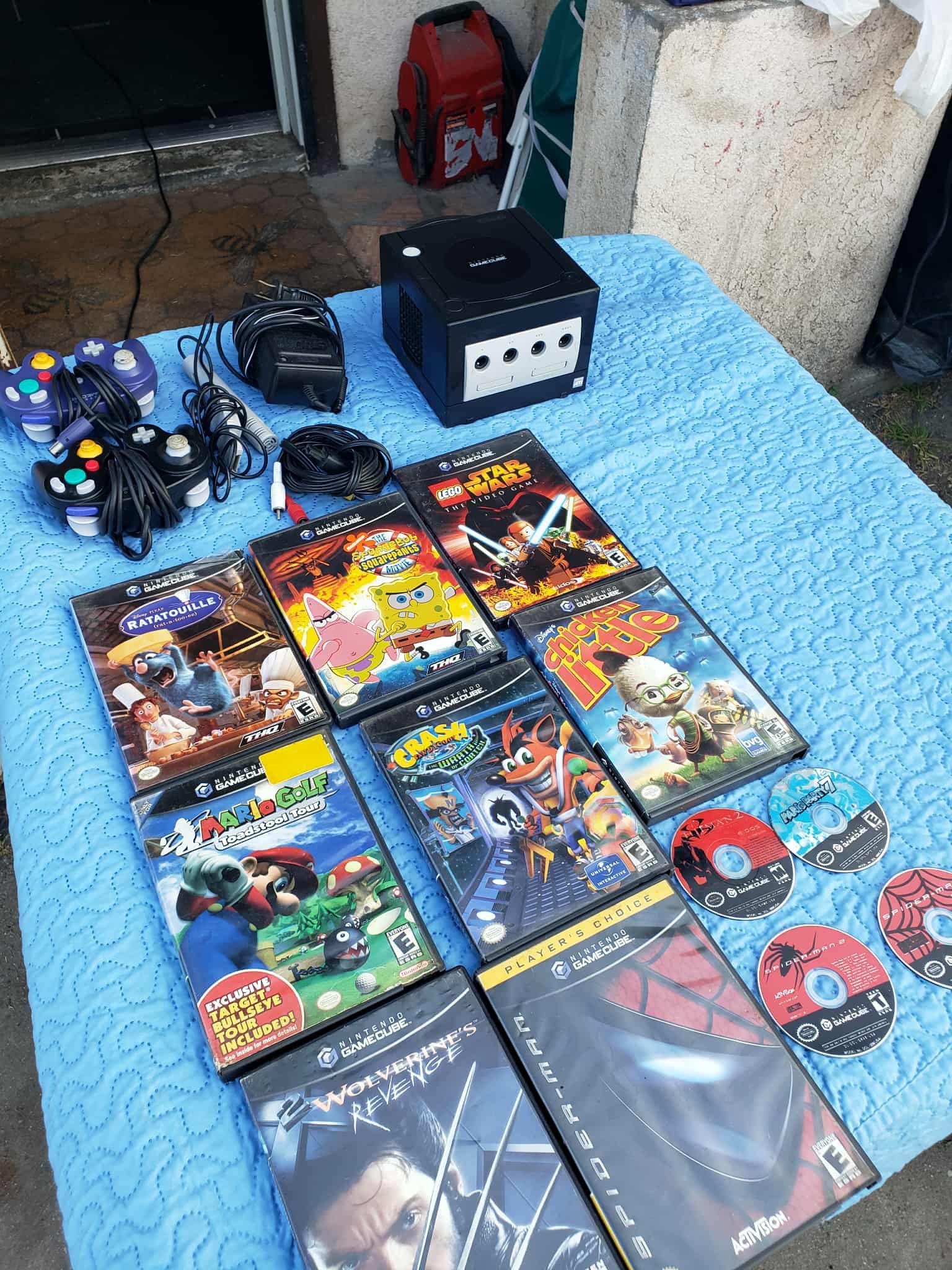 Nintendo GameCube Console With 2 Controllers. 11 Great & amazing Games. 1 Mic Controller & All Cables $320! Game Cube Combo or $150! No Games & $30 pe