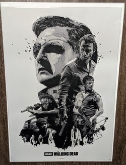 AMC's The Walking Dead Poster Art Screen Print by Mondo Artist Gabz 24x36

2013