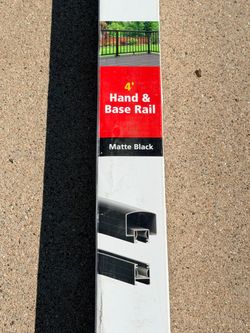 *NEW* Peak Matte Black 4’ Aluminum Hand & Base Rail 36101