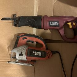 Black & Decker jigsaw And Chicago Electric Saw