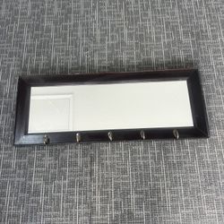 Wall Mirror With Hooks