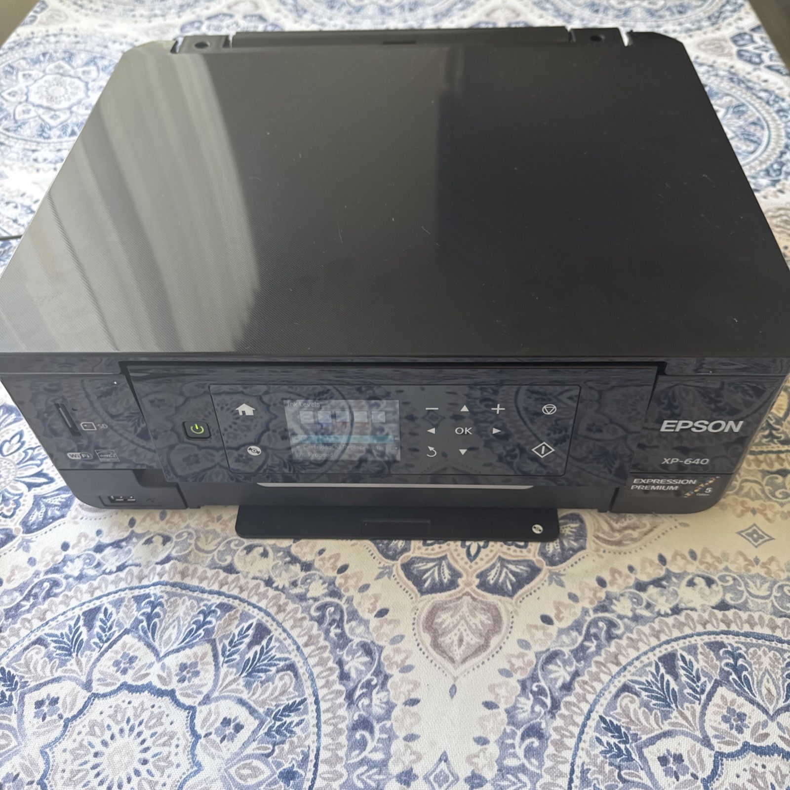 Epson Expression Premium XP-640 Wireless All-In-One Color Photo Printer WORKING