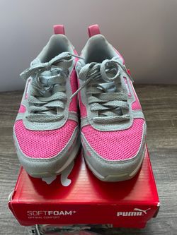 Puma R78 WN’s Size 6 Bubblegum, Yellow, Gray, White  sneaker