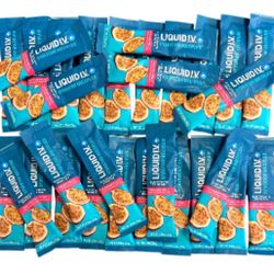 30 Liquid IV hydration multiplier, passionfruit electrolyte drink mix