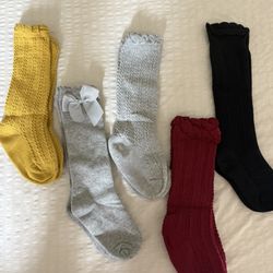 Little Girl Knee High Socks