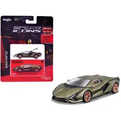 Lamborghini Sian FKP 37 Green Metallic  by Maisto