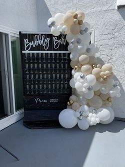 Champagne Wall Bubbly Bar 